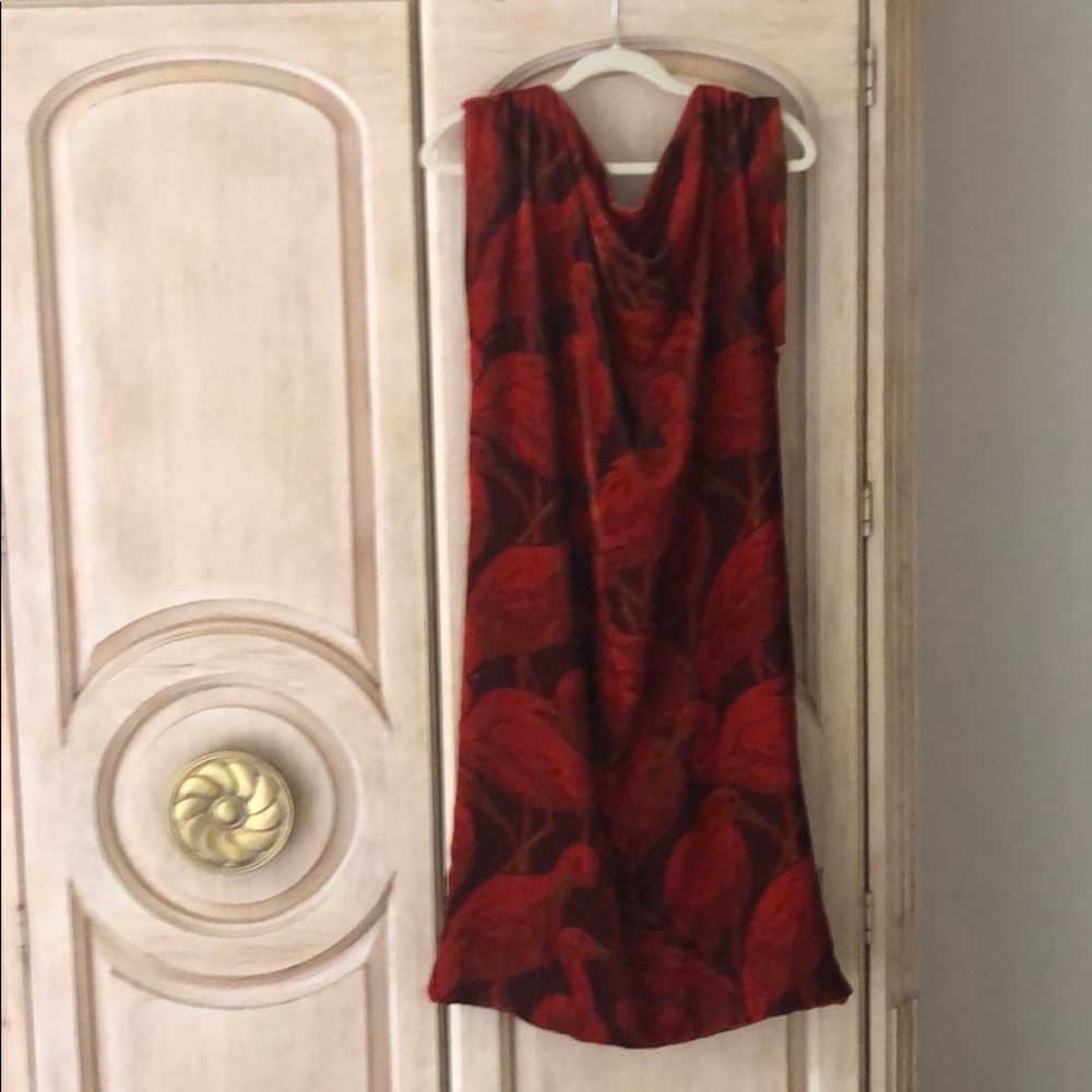 BEAUTIFUL ANTHROPOLOGY RICH VELVET DRESS.